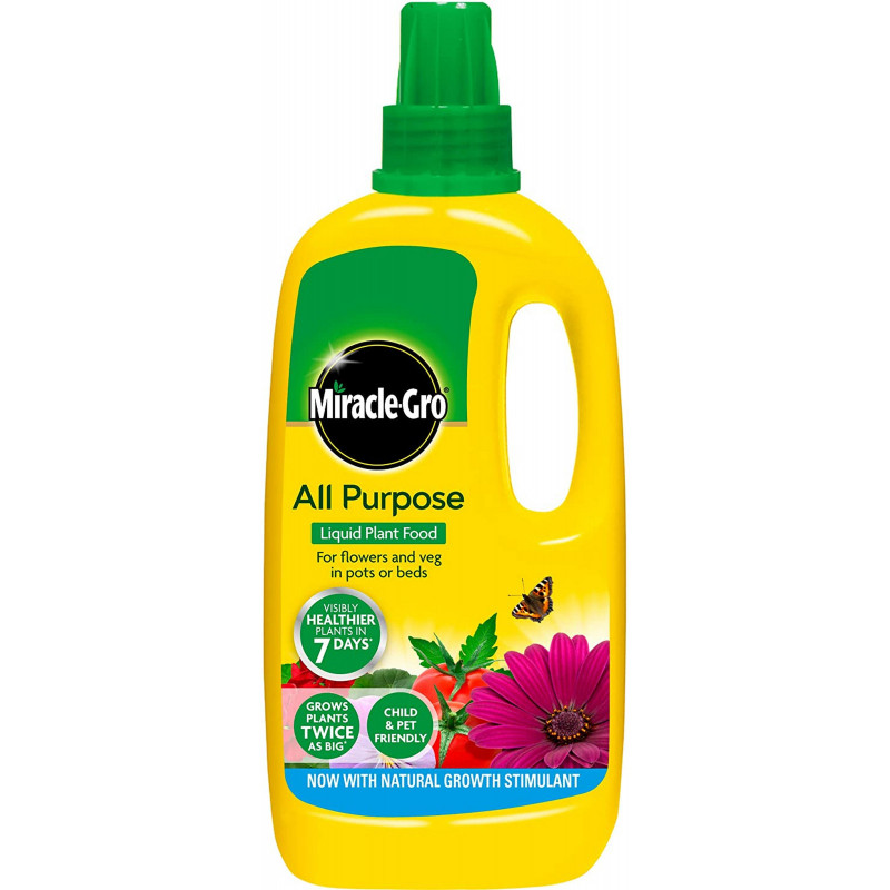Miracle Gro All Purpose Concentrated Liquid Plant Food, 1 Litre, Currently priced at £9